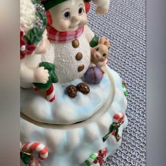 Beautiful 1999 Vintage Dreamsicles Frosty The Snowman Musical Spinning Decor ☃️ - Picture 8 of 15